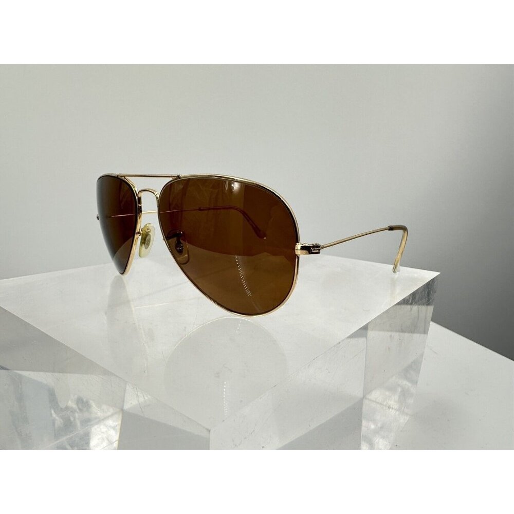 Ray Ban Vintage Aviator 58-14-140 Gold Tone Frames Only (LE-2)